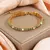 Pulseira Fina Zircônia Lux – Corrente Dourada Elegante - loja online