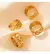 Anel Dourado Coração Infinito – Feminino, Elegante e Durável na internet