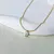 Imagem do Luz Linear – Colar de Zircônia Dourado em Aço Inoxidável Feminino