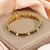 Pulseira Fina Zircônia Lux – Corrente Dourada Elegante - comprar online
