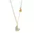 Luz do Oceano – Colar Feminino com Coração em Concha Natural - Emmas Style