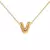 Colar Dourado Letra Bolha – Seu Estilo, Sua Inicial - Emmas Style