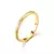 Traço Dourado – Anel Fosco de Estilo Minimalista