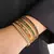 Pulseira Fina Zircônia Lux – Corrente Dourada Elegante - comprar online