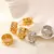 Anel Dourado Coração Infinito – Feminino, Elegante e Durável - loja online