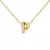Colar Dourado Letra Bolha – Seu Estilo, Sua Inicial - Emmas Style