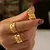 Anel Dourado Coração Infinito – Feminino, Elegante e Durável na internet