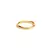 Linha do Tempo – Anel Minimalista Prateado ou Dourado com Design Irregular - loja online