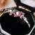 Lua de Rosas – Anel Vintage com Cristal em Coração - Emma’s Style