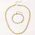 Design Atemporal – Colar e Pulseira em Aço Esculpido - Emma’s Style