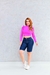 BERMUDA JEANS FEMININA