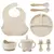 Kit Refeição Infantil de Silicone – Design Divertido e Seguro para Bebês! - loja online
