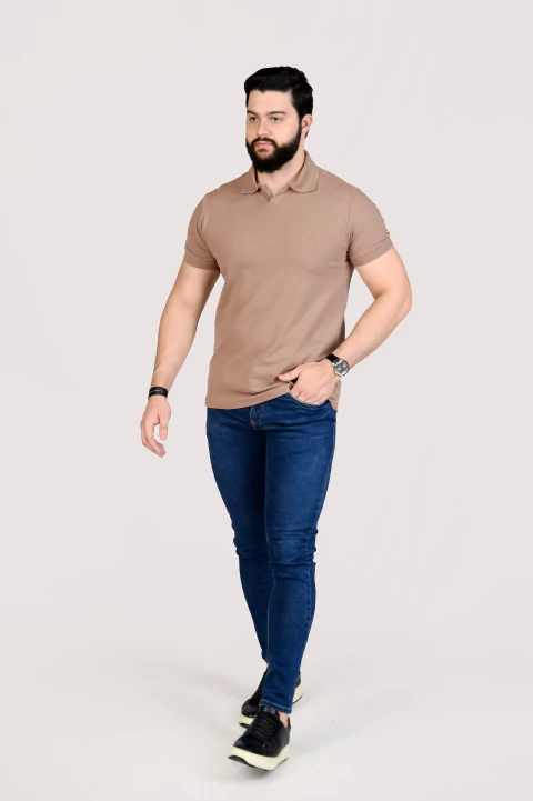 CAMISA GOLA POLO EM V - comprar online