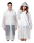 Piloto De Lluvia Impermeable Con Capucha Talle Universal Blanco Universal