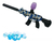 Rifle De Juguete M416 Municiones De Hidrogel
