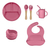 Set Alimentacion Bebe Plato Antideslizante Silicona Completo - comprar online