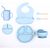 Set Alimentacion Bebe Plato Antideslizante Silicona Completo - tienda online