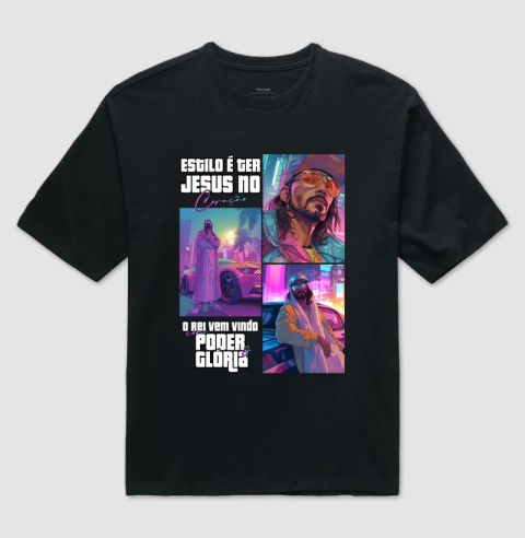 Jesus no Coração — Poder & Glória (Oversized)