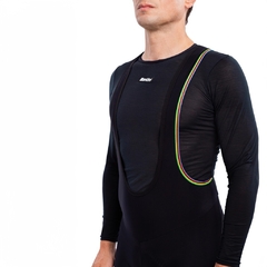 Bib Short Santini Hombre UCI Rainbow Official Black en internet