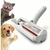 Removedor Tira Pelos Pet Com Reservatorio Animais Sofa Tapete Cama Roupa Carro Cor:Vermelho