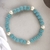 Pulseira Howlita Turquesa com Pérola na internet