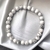Pulseira Howlita Branca 6mm