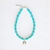 Colar Howlita Turquesa com Pingente Gota - comprar online