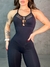 Macacão Legging Light Preto Tela Busto - comprar online