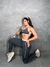Conjunto Light Legging Cinza Detalhe Off White - Canela Carioca