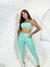 Calça Legging Ondas Verde Água