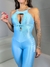 Macacão Legging Wonder Cara de Gato Azul - comprar online