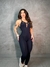Macacão Legging Light Preto Tela Busto - Canela Carioca