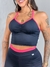 Conjunto Cropped Preto com Neon - comprar online