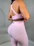 Calça Legging Ondas Básica Rosa Clara - comprar online