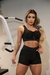 Short Ondas Preto Com Cinto