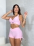 Top Ondas Decote Rosa Claro - comprar online
