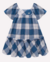 VESTIDO XADREZ AZUL - comprar online
