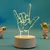 Lâmpada 3d acrílico usb led - loja online