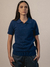 Image of Playera Petate Cuello Polo Mujer