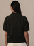 Playera Cuadros Desaforados Cuello Polo Mujer - Fábrica de punto