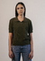 Playera Petate Cuello Polo Mujer - Fábrica de punto