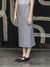 Falda Jersey gris oxford Mujer - buy online