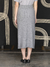 Falda Jersey gris oxford Mujer on internet