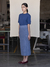 Falda ZigZag Azul Mezclilla Mujer - buy online
