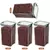 Conjunto de Recipientes Herméticos Empilháveis (460ml a 1800ml) - comprar online