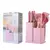 kit de 19 peças de utensílios em silicone antiaderente