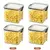 Conjunto de Recipientes Herméticos Empilháveis (460ml a 1800ml) - Conecta & Vive