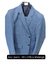 Terno Slim Azul Jeans - Microfibra Gabardine - comprar online