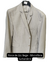 Terno Slim Risca de Giz Bege - Microfibra Gabardine - comprar online
