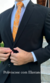 Terno Slim Preto - Poliviscose com Elastano